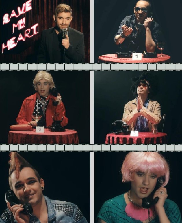 Collage_Save my heart · © Küblböck Records
